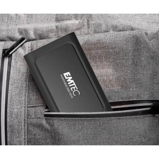 Emtec SSD 3.2 Gen2 X210 2TB hordozható külső SSD - 6
