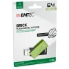 Emtec USB 2.0 C350 64GB Brick Green pendrive thumbnail