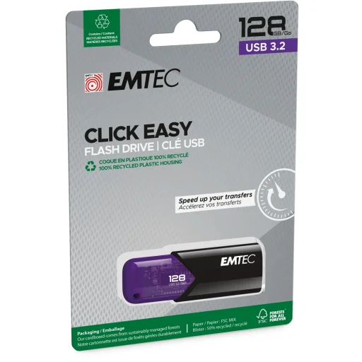 Emtec USB 3.2 Click Easy B110 128 GB pendrive - 3