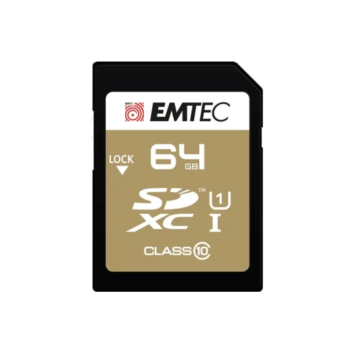 Emtec SDXC 64GB UHS-I U1 EliteGold memóriakártya - 1