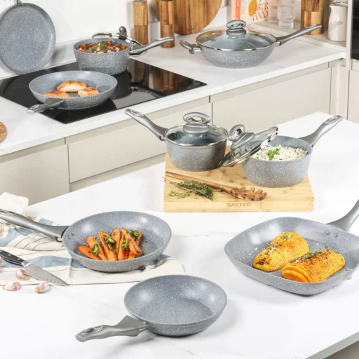 Salter BW02773G1EU7 Marblestone 28 cm grillserpenyő - 6