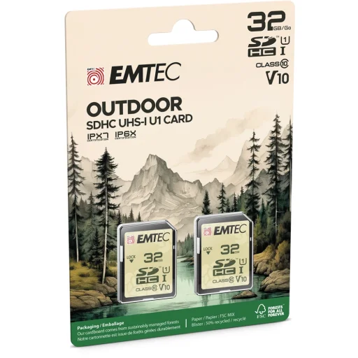 Emtec SDHC 32GB UHS-I U1 V10 Outdoor 2 db memóriakártya - 2