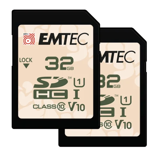 Emtec SDHC 32GB UHS-I U1 V10 Outdoor 2 db memóriakártya - 1