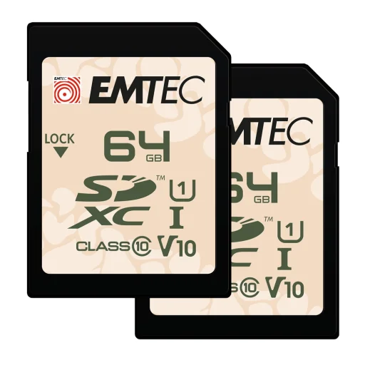 Emtec SDXC 64 GB UHS-I U1 V10 kültéri memóriakártya, 2 db - 1