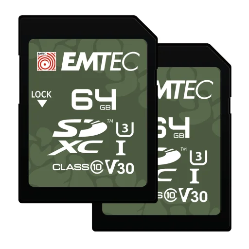 Emtec SDXC 64GB UHS-I U3 V30 Outdoor 2 db memóriakártya - 1