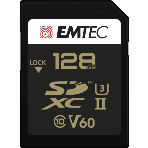 Emtec SDXC 128GB UHS-II V60 SpeedIN Pro+ memóriakártya - 1