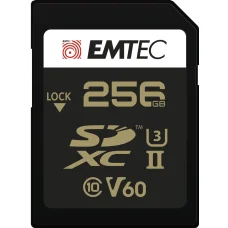 Emtec SDXC 256GB UHS-II V60 SpeedIN Pro+ memóriakártya