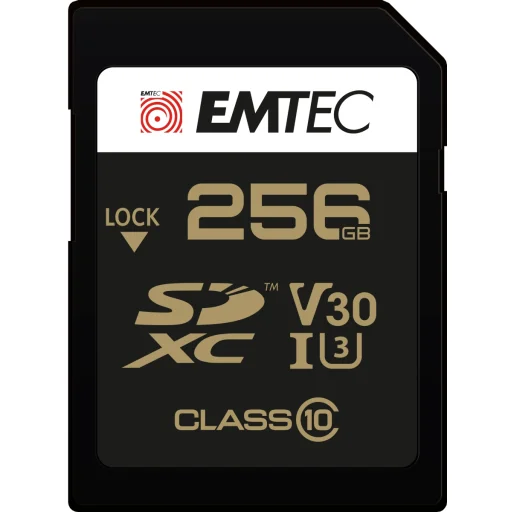 Emtec SDXC 256GB UHS-I U3 SpeedIN Pro memóriakártya - 1