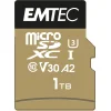 Emtec MicroSDXC 1TB UHS-I U3 V30 A2 SpeedIN Pro memóriakártya thumbnail