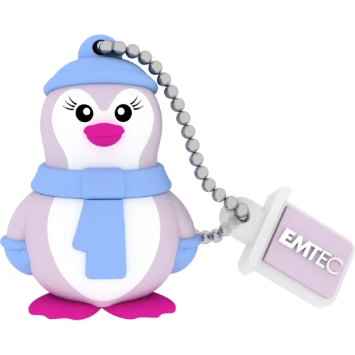 Emtec USB 2.0 M336 16GB Lady Penguin pendrive - 1