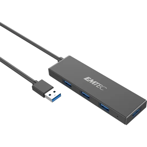 Emtec Hub Ultra Slim USB 3.2 4 portos USB-A elosztó - 1