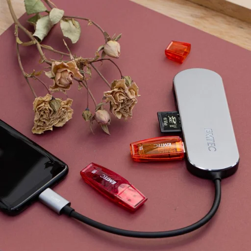 Emtec HUB 6 v 1 Type-C T650C USB-C rozbočovač - 8
