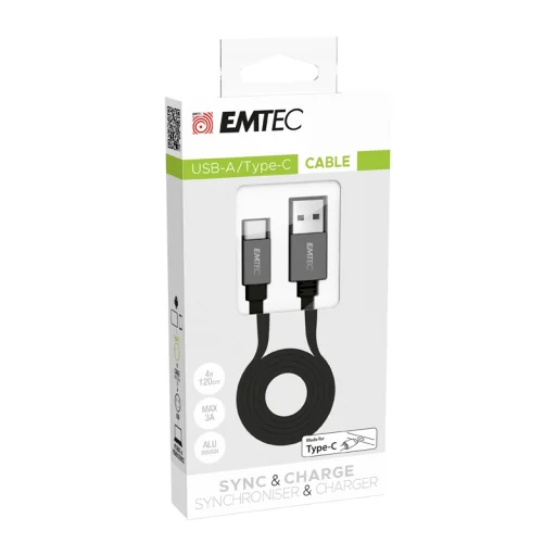 Emtec USB-A - Type-C kábel 1,2 m - 5