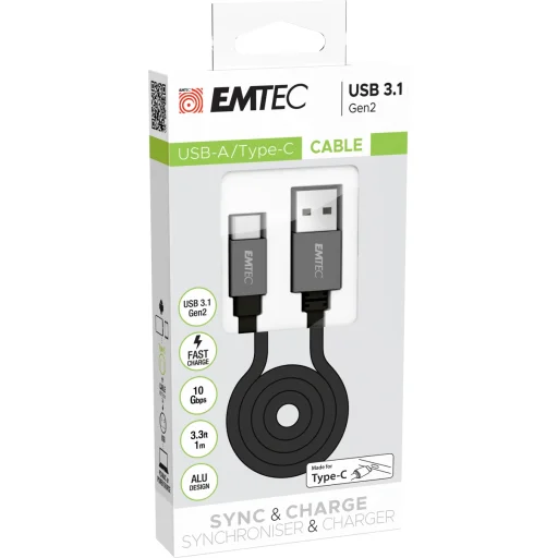 Emtec USB-A – Type-C kábel 1 m - 2