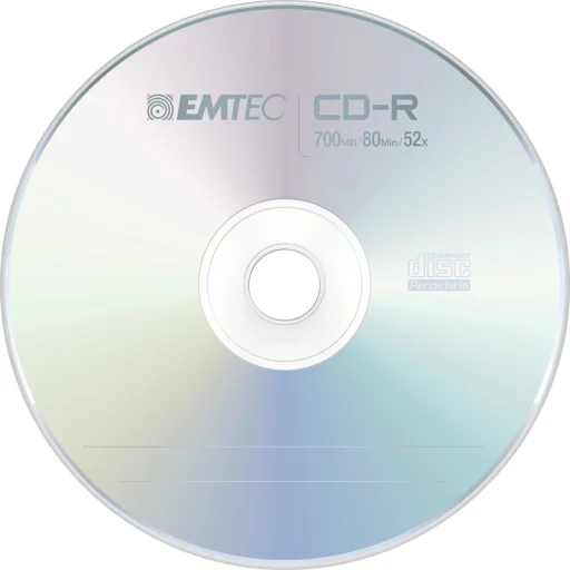 Emtec CD-R 700MB/80MIN 52x Free Party 25 db írható CD - 2