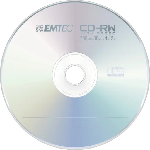 Emtec CD-RW 700 MB 4–12x Music Vibes 5 ks prepisovateľných CD - 2
