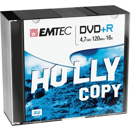 Emtec DVD+R 4,7 GB 16x Holly Copy 10 ks zapisovateľné DVD - 1
