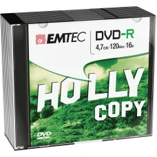 Emtec DVD-R 4,7 GB 16x Slim Holly Copy 10 ks