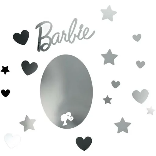 Paladone Barbie zrkadlová nálepka na stenu - 2