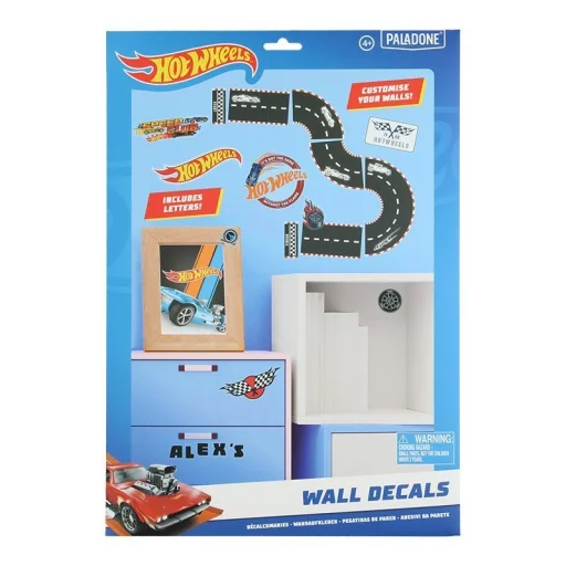 Paladone Hot Wheels prispôsobiteľná nálepka na stenu - 4