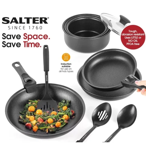 Salter BW12055IS Clip & Cook 14-dielna súprava kuchynského riadu - 7