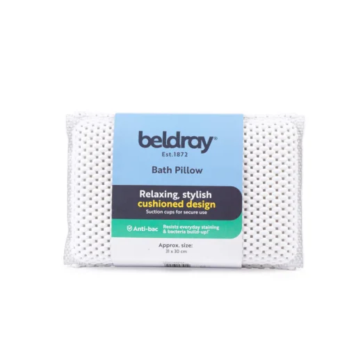 Beldray LA032715UFFPTS antibakteriálny kúpeľňový vankúš, biely - 3