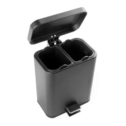 Beldray LA035235BLKFEU7 5 literes, kétrekeszes szemetes – fekete - 2