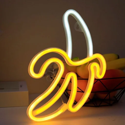 Manta SNL01WHT Style Neon Lights BANAN dekorációs LED lámpa - 4