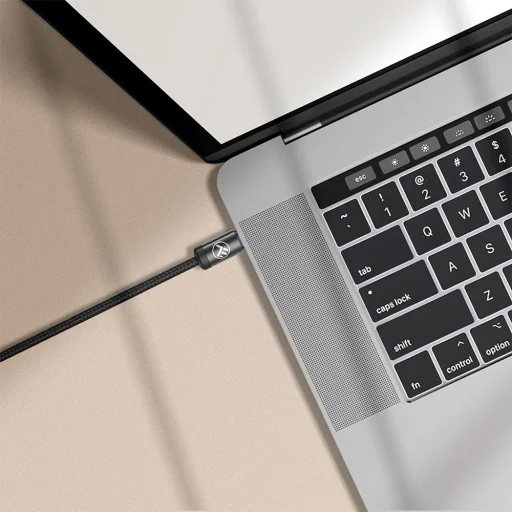 Tellur Minimalista USB-C - USB-C kábel, 240 W, 2 m, fekete - 3