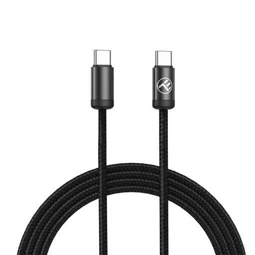 Tellur Minimalista USB-C - USB-C kábel, 240 W, 2 m, fekete - 1