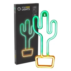 Manta SNL07GNT Style Neon Lights CACTUS zöld/sárga dekor lámpa