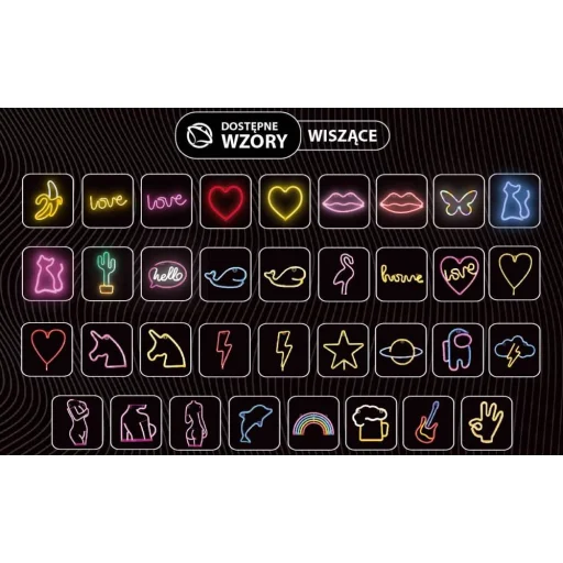 Manta SNL70PK Style Neon Lights CAT 2 Ružová dekoračná LED lampa - 7