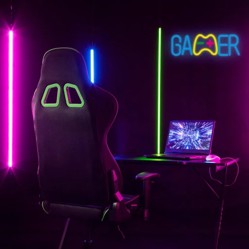 Manta SNL62MT Style Neon Lights GAMER LED dekoračná lampa - 4