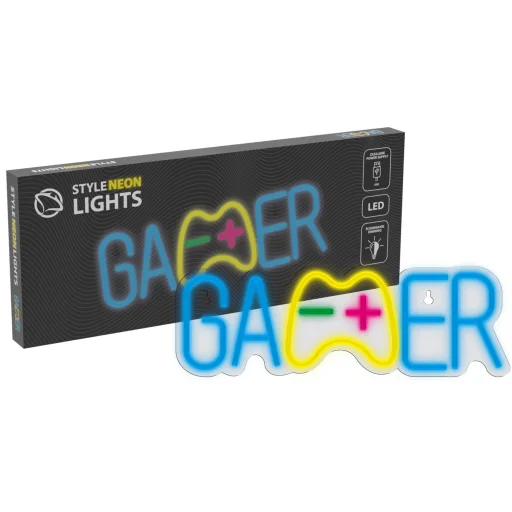 Manta SNL62MT Style Neon Lights GAMER LED dekorlámpa - 1