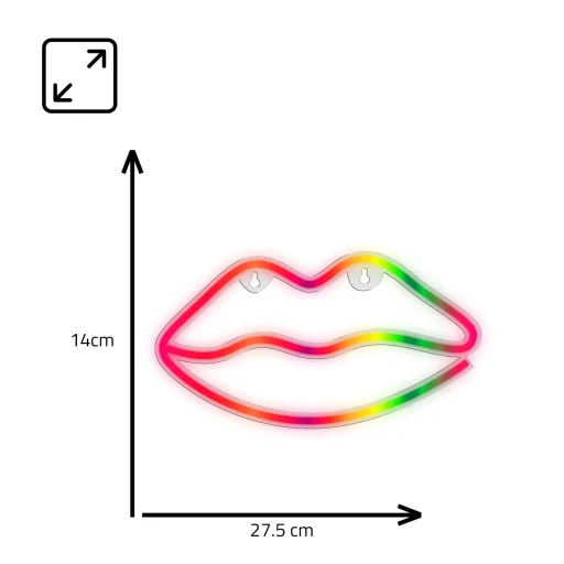Manta SNL61RGB Style Neon Lights LIPS LED lámpa - 9