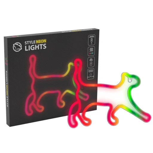 Manta SNL60RGB Style Neon Lights CAT LED dekorlámpa - 1