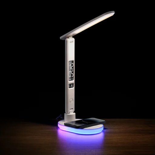 Hawk HW-LAMP03 LED asztali lámpa fehér RGB - 6