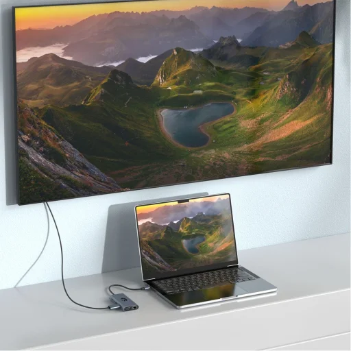 Hawk HW-HUB1101 11 v 1 USB-C adaptér - 5