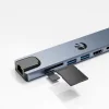Hawk HW-HUB801 8 az 1-ben USB-C adapter thumbnail