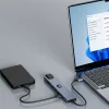 Hawk HW-HUB801 8 az 1-ben USB-C adapter thumbnail