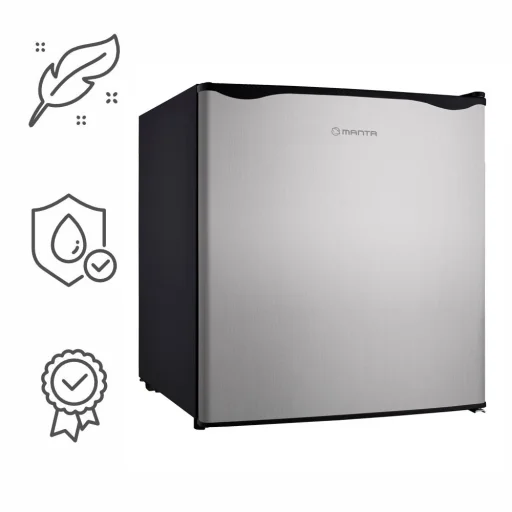 Manta MM515PSL hűtőszekrény 46L ezüst inox/fekete - 2