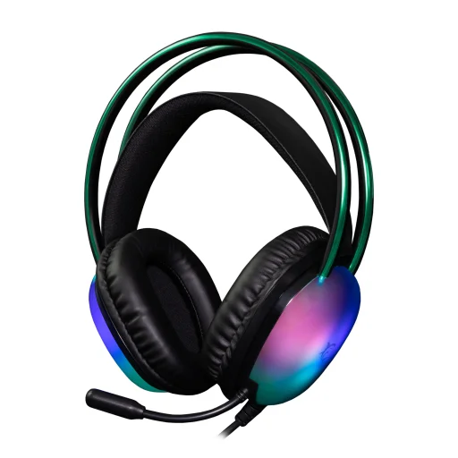 White Shark GH-2444 Peacock-2 Black gaming headset - 1