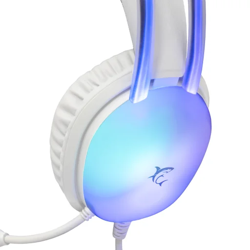 White Shark GH-2444 Peacock-2 White gamer fejhallgató - 4