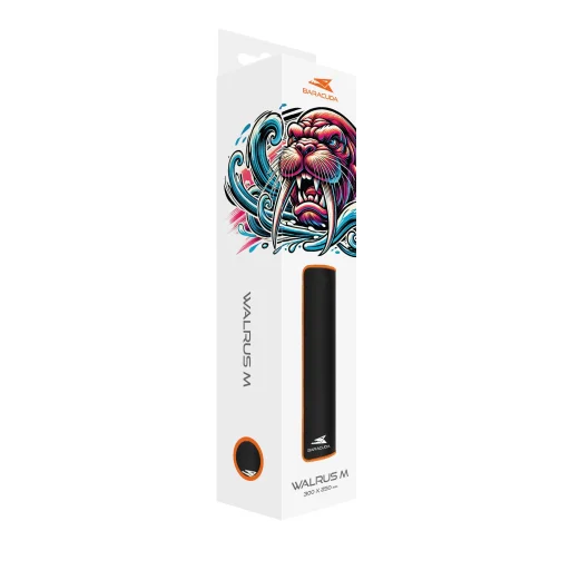 Baracuda WALRUS-M BGMP-081 Black/Orange gamer egérpad 300x250 - 3