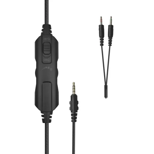 White Shark GH-2540 Elephant Black herný headset - 4
