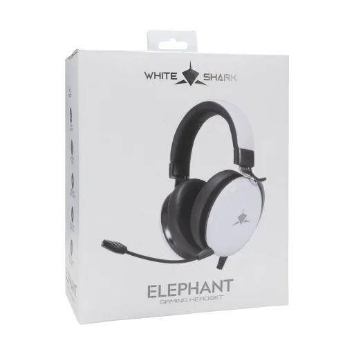White Shark GH-2540 Elephant White gamer headset - 5