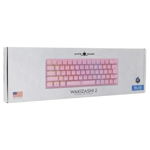 White Shark WAKIZASHI 2 gamer billentyűzet GK-002421V2 Pink US-Blue.SW - 9