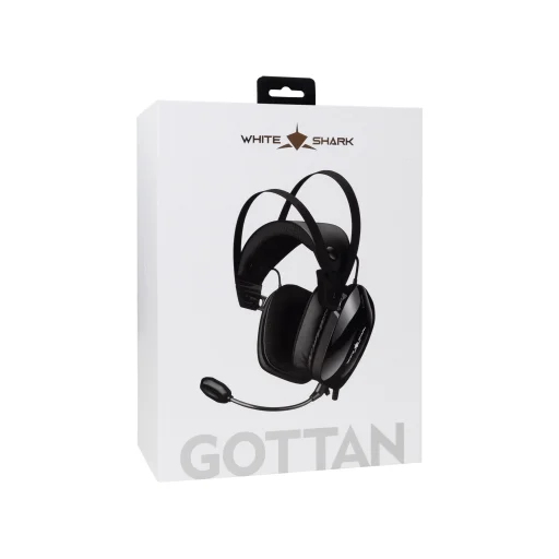 Herné slúchadlá White Shark GH-2446 Gottan Black - 8