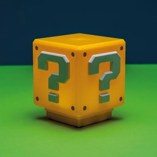 Paladone Super Mario Mini lampa v tvare bloku s otáznikom - 2
