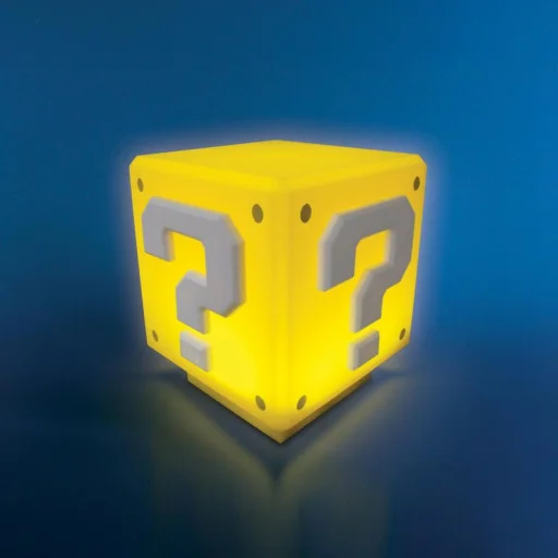 Paladone Super Mario Mini lampa v tvare bloku s otáznikom - 3